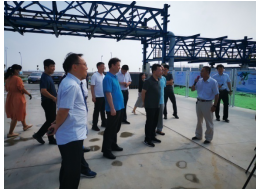 滄州市委常委、常務(wù)副市長和春軍一行 赴我公司調(diào)研生產(chǎn)建設(shè)情況